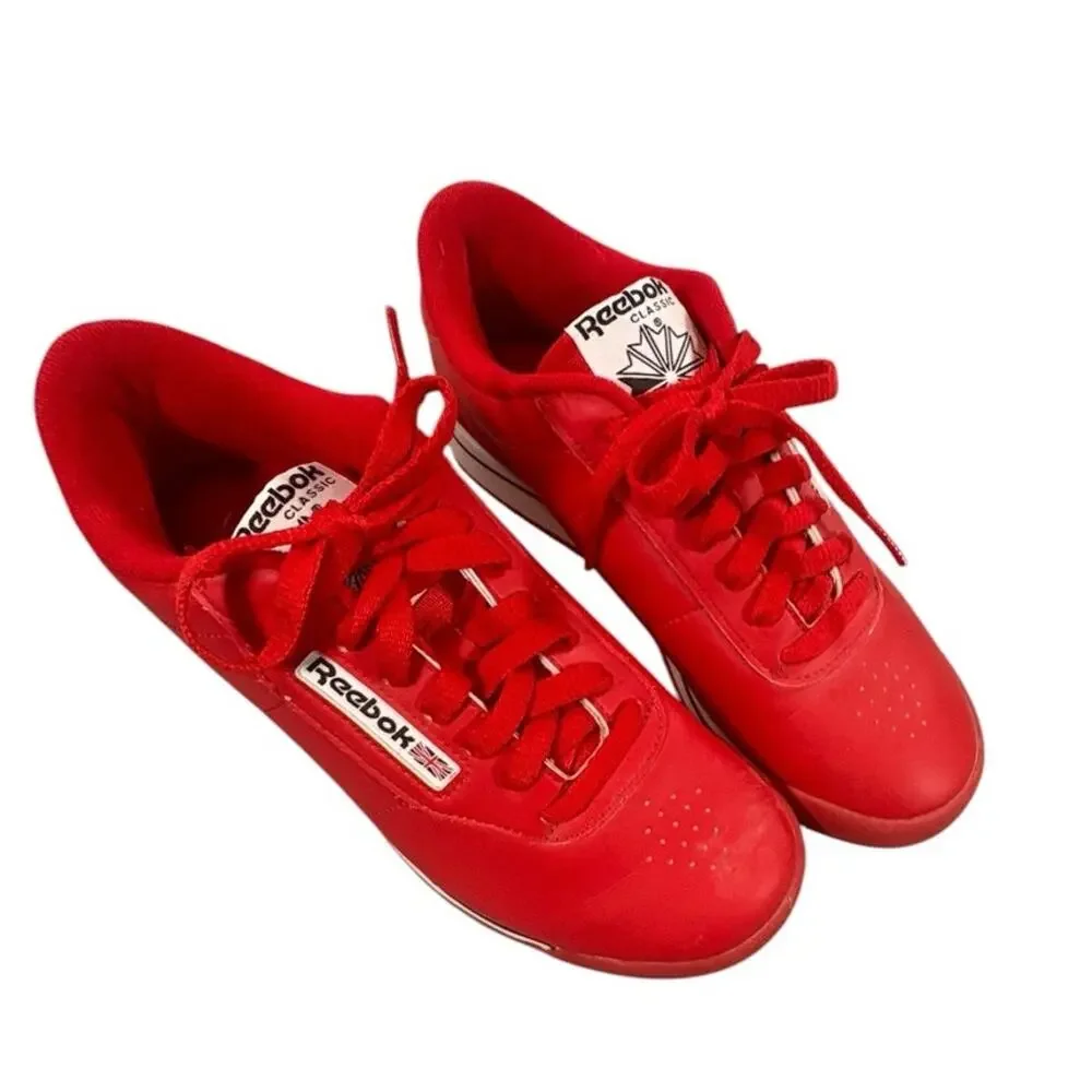 Reebok Classic Princess Techy Red Size 7- Womens